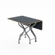 Foldable Dining Table Foldable Table Black Square 1078