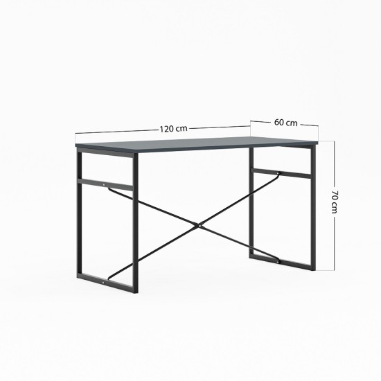 Masa Takımı Bench Bank Masa Seti 120x60 Masa Mutfak Masası Yemek Masası Füme 1553